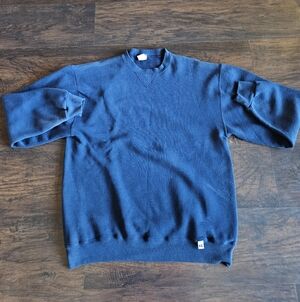 Vintage Russell Athletic Navy Blue Crewneck Sweatshirt Made in Mexico